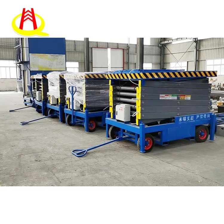 6M-14M Tree Trimming Construction Maintenance Aerial Work Platform Trailer Mobile Hydraulic Scissor Lift Table
