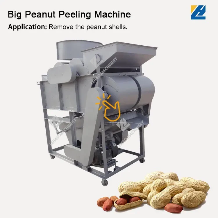 Large Capacity Peanut Sheller Machine Nut Groundnut Shelling Commercial Use
