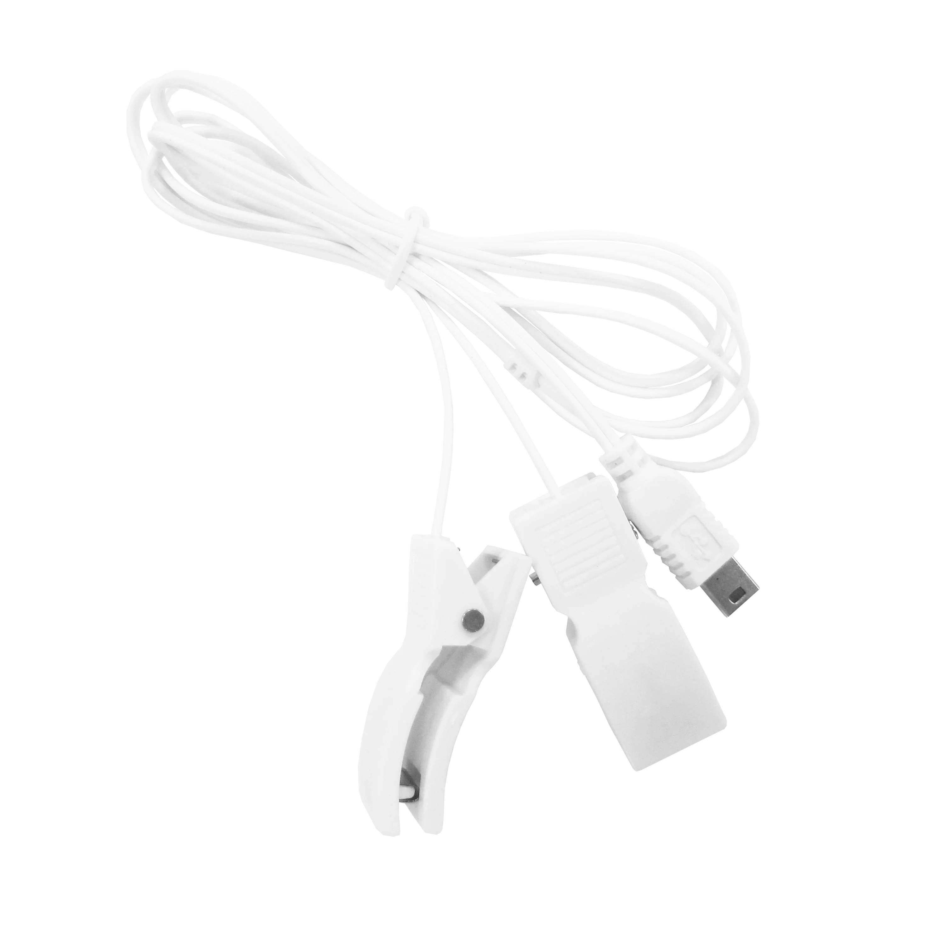 Assembly Customize Medical Electrotherapy Equipment Alligator Clip Cable Physical Therapy Ear Clip EEG Electrodes Cable