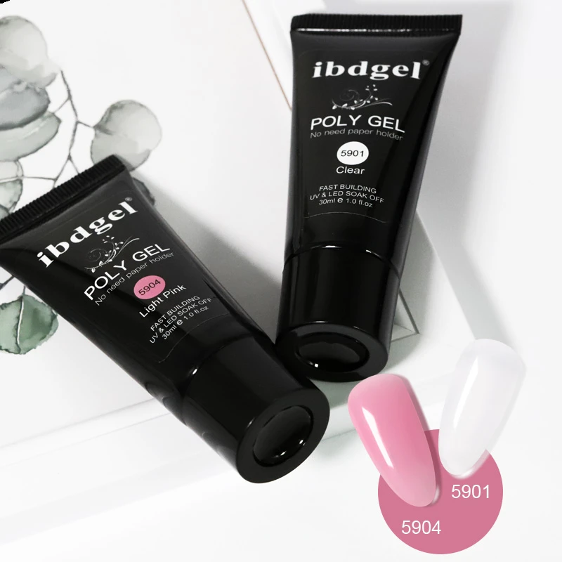 Ibdgel 2021 new bottle tech acrylic nail kit professional Of gel polish set poly