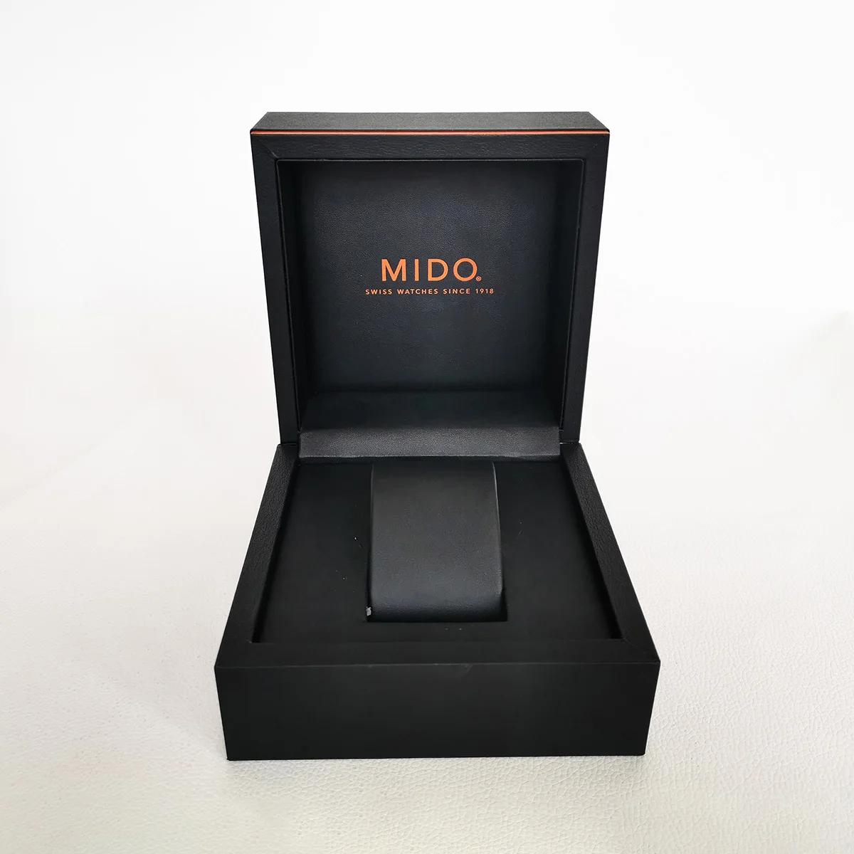 Wholesale Custom Logo Black Leather Watch Box Cases Single Gift Box Packaging Watch
