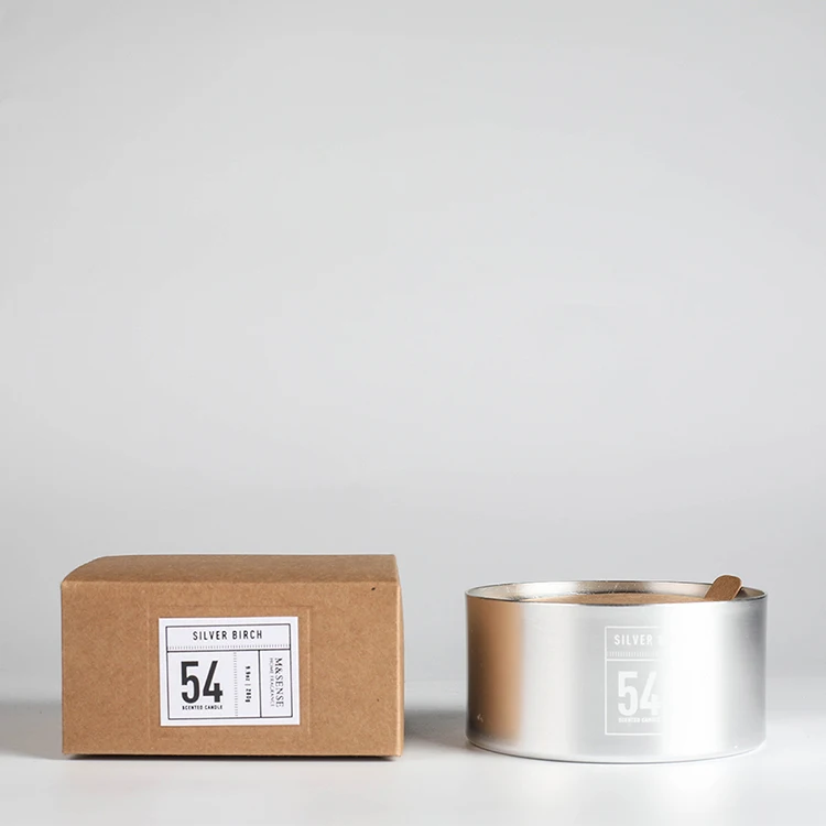 M&SENSE Modern Good Quality Low Price Aluminum Cup Gold Scented Candles Holder Jar