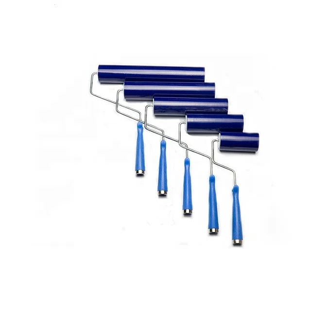 Blue Clear 16/18/20m Disposable PE Clean Room Sticky Roller Lint Roller