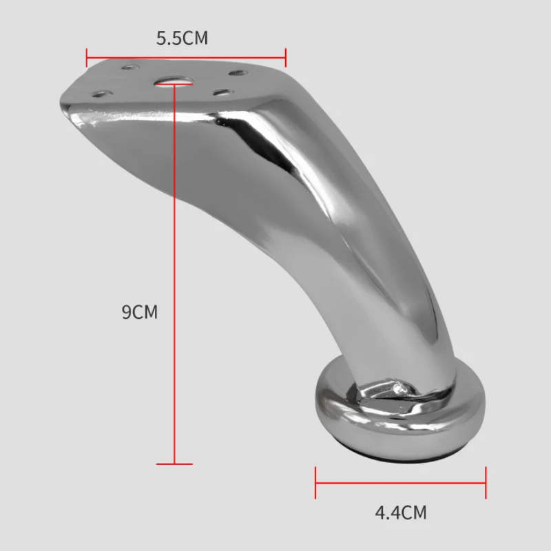 vt-03.125 New Design Sofa Leg Furniture Hardware Replacement Feet Furniture Cast Iron Legs Chrome Legs