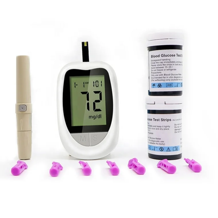 Diabetic Glucose Testers Meter Blood Sugar Test Meter Monitor Machine Glucometer For Sale