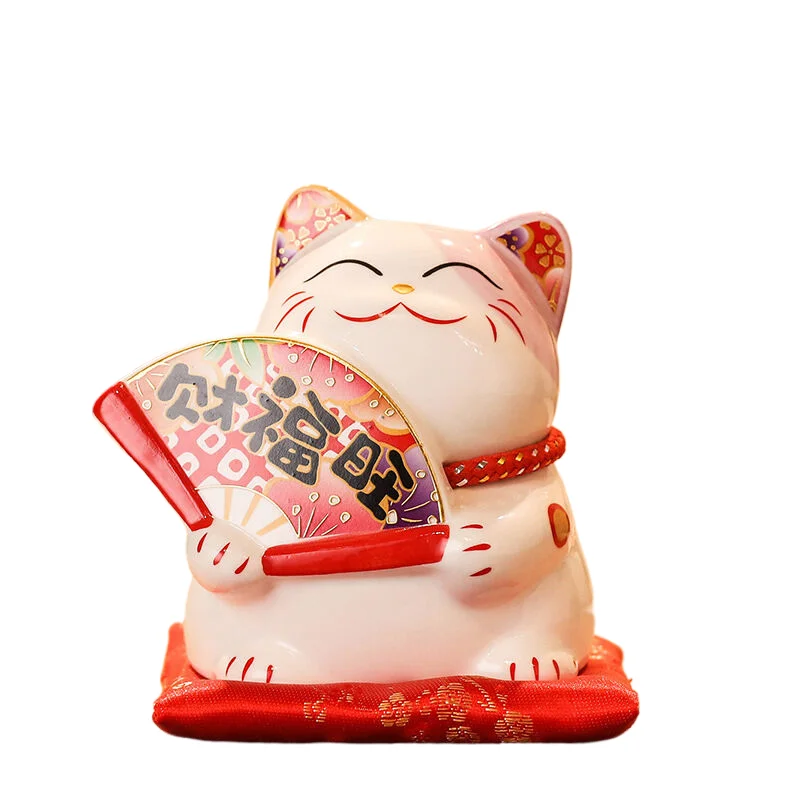 Lowest price Professional Supplier Handpainted Porcelain Accent Colorful Ceramic Lucky Cat