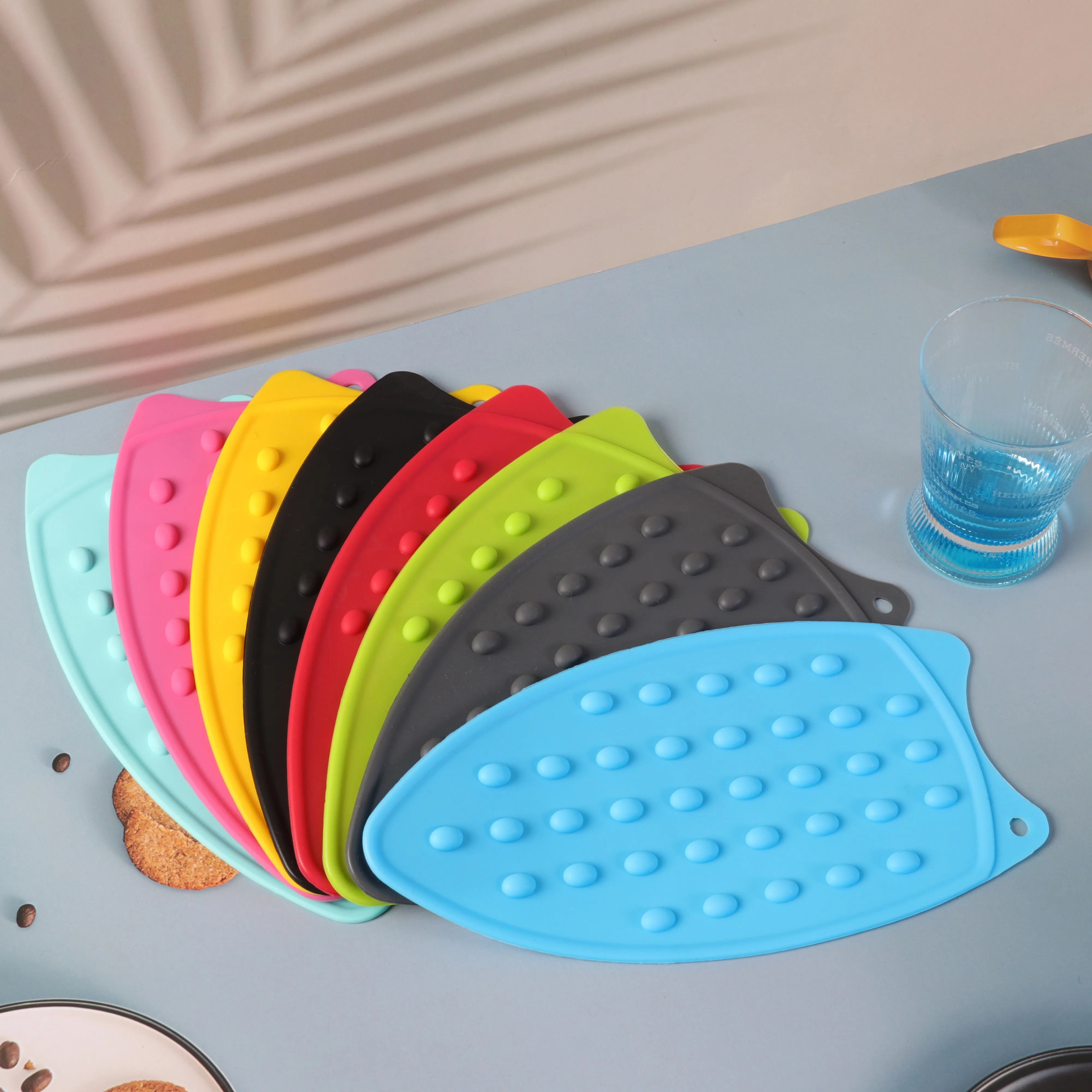 Silicone Rest Pad for Ironing Board Heat Resistant Pad Thicker Version Perfect Combination with Ironing Board and Mat