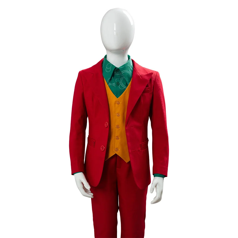 2021 JOKER Phoenix DC movie Clown costume costumes Halloween cosplay costume set