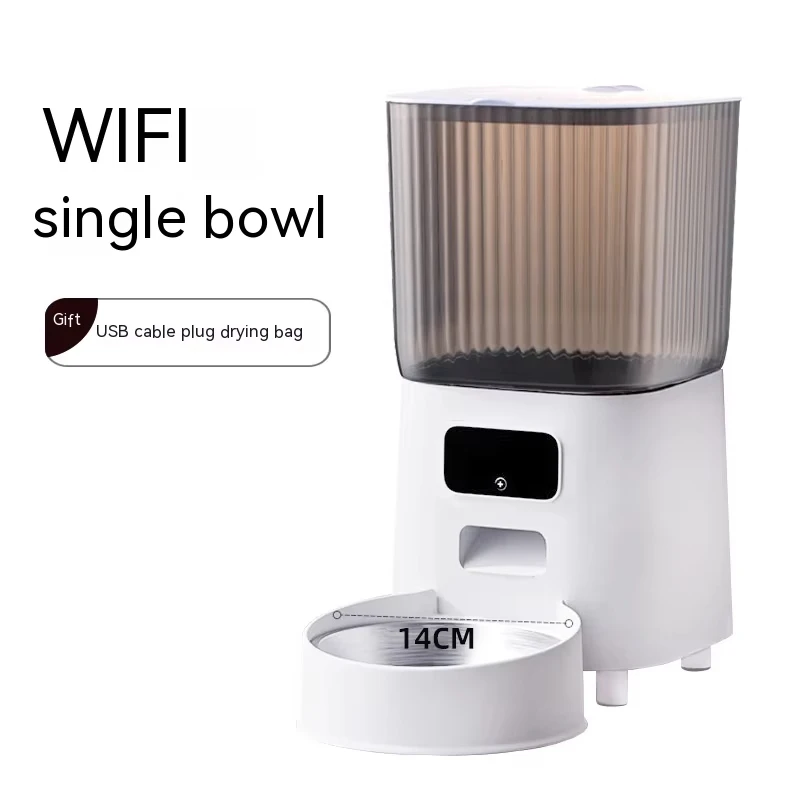 Wholesale Bulk Pet Food Bowl with APP Remote Control for Dogs Automatic Cat Feeder  dog Feeder