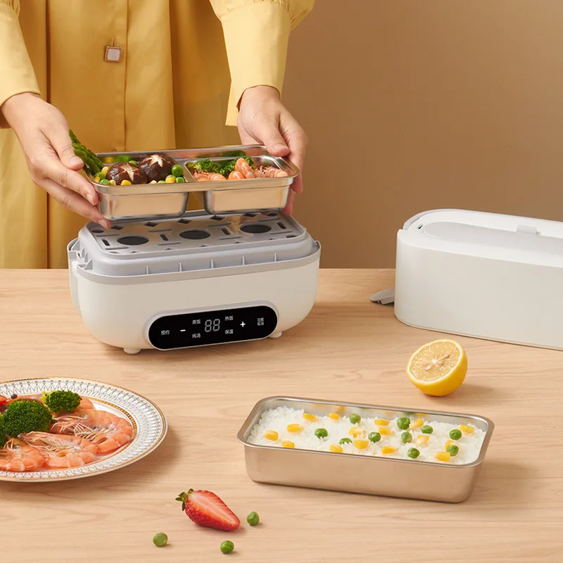 Wholesale Manufacture Recharge Electric Heater Warmer Lunch Boxes For Adult Heated Lunch Box