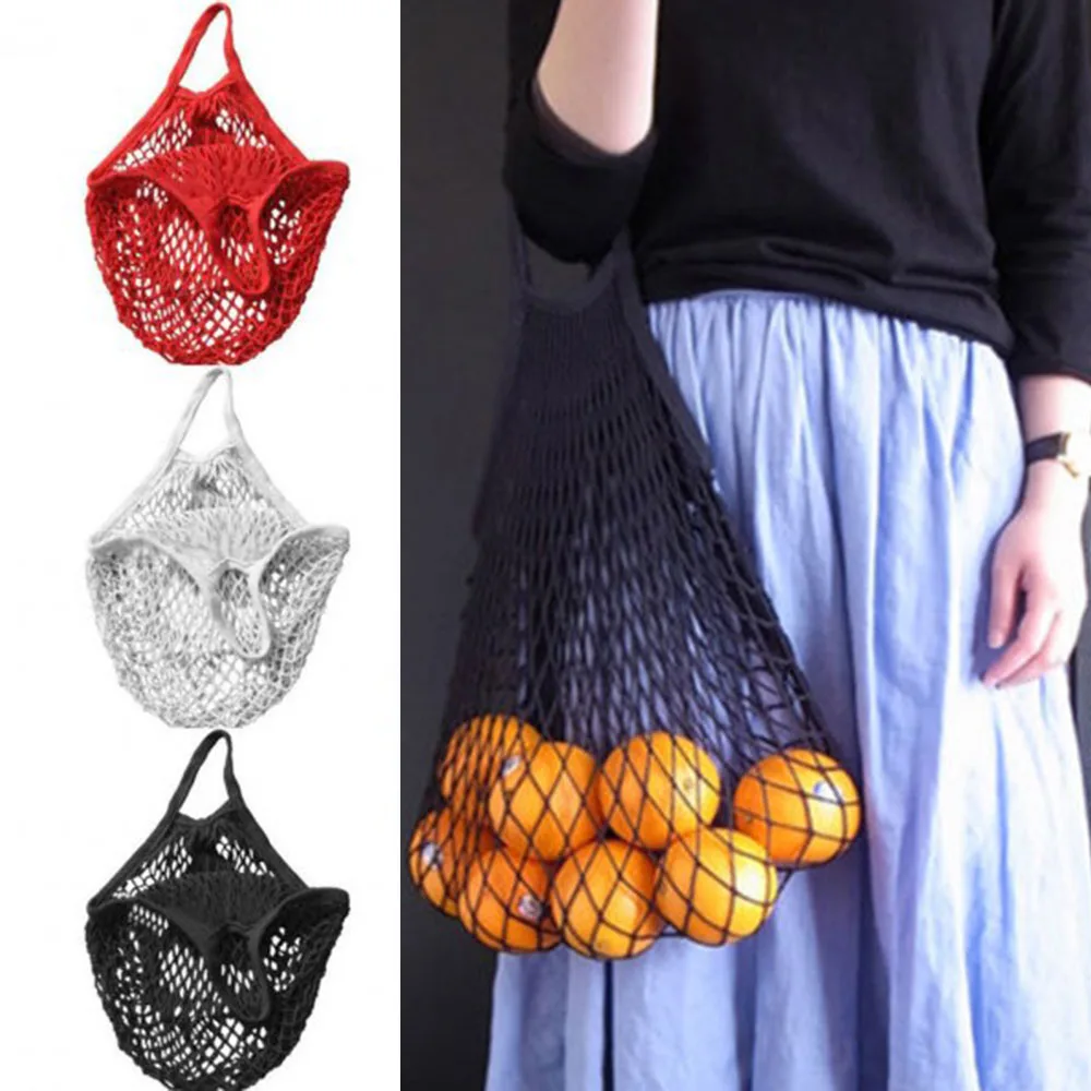 Eco Friendly Hot Selling Cotton String Net Shopping Produce Bags Reusable Mesh Tote Bag,Mesh Bag Vegetables