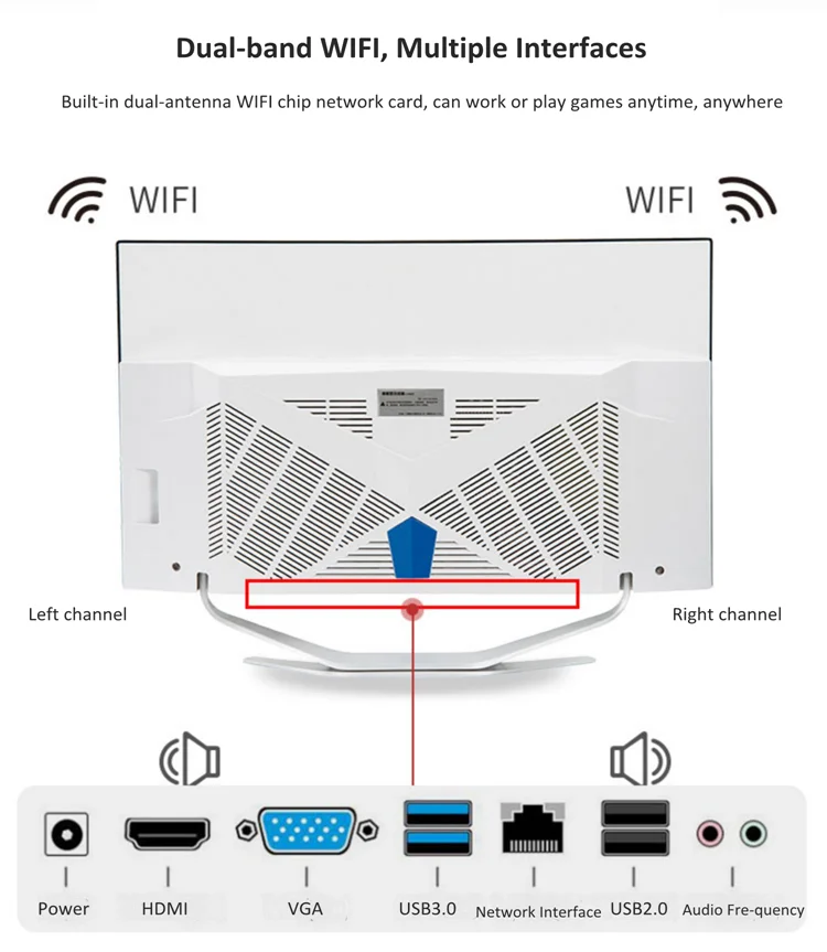 Wholesale Home Gaming Curved allinone computers gaming All In One PC Computer Desktop Computer Assembly all in one pc i7