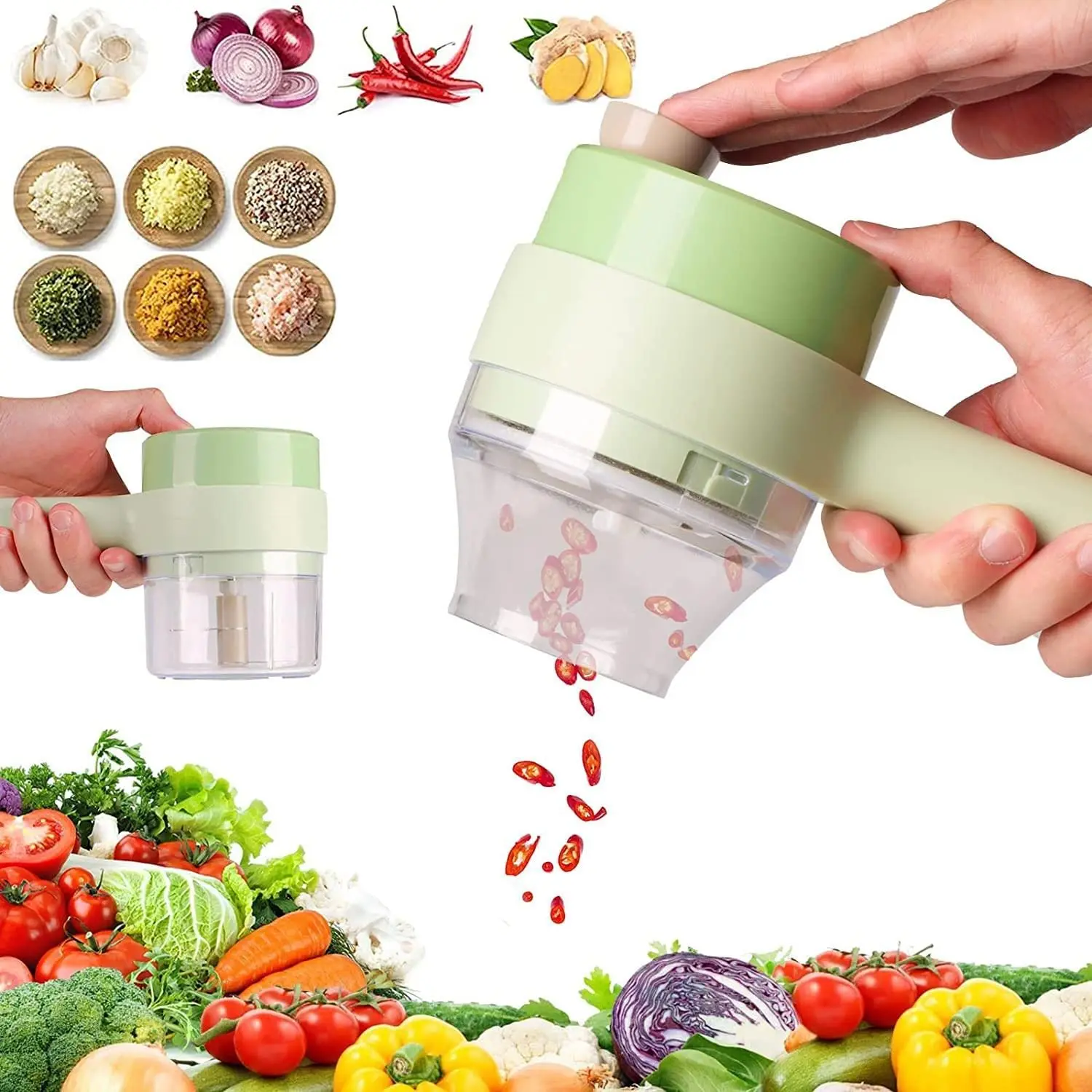 Stainless Steel Blade Multi purpose And Fruit Electric Mini Vegetable Chopper