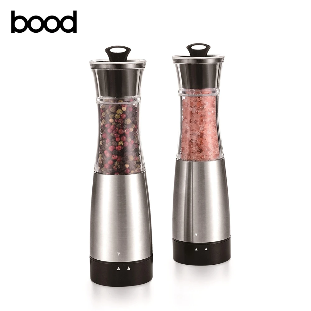 gravity salt and pepper mill automatic grinder set