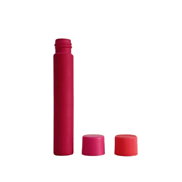 china supplier clear test tube glass gold metal cap for packaging