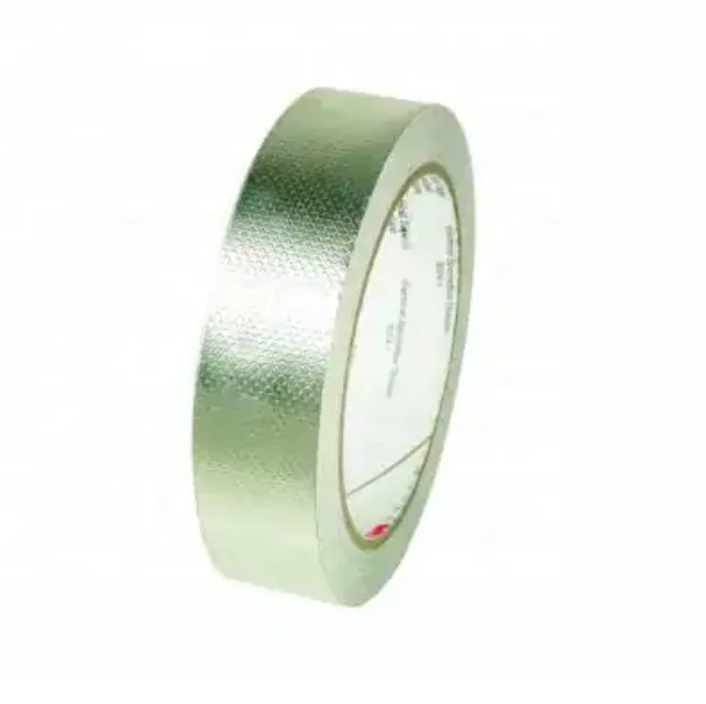 3M Embossed Tin-Plated Copper Shielding Tape 1345 Flame retardant Embossed silvery copper foil conductive tape
