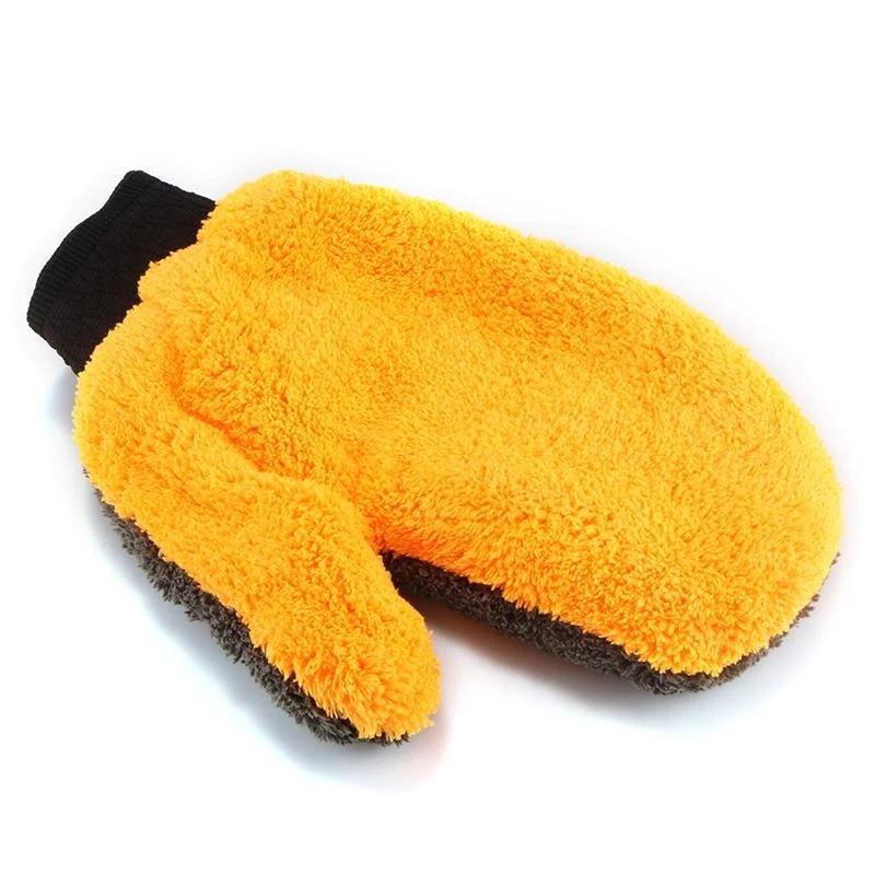 BONNO Car Washing Gloves Cleaning Mitt Wash Glove Maintenance Soft Coral Fleece Car Washing Brush Cloth For Motorcycle Auto Home