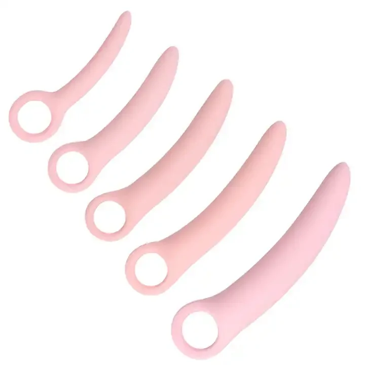 Anal Plug Trainer 5 Pcs Kit Harness Dildos Strong Hand Ring Prostate Massage G-Spot Anal Plug Butt Toy Plug