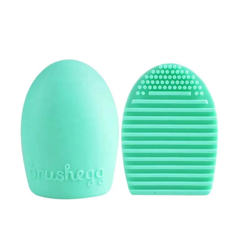Овальные силиконовые очистки яиц для мойки и сушки инструмент для макияжа кисть силиконовая щетка для очистки пластины