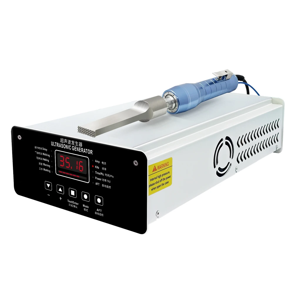 Hot sale small size ultrasonic welding handheld machine for plastic with steel, aluminum, titanium