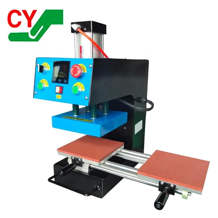Small Size Pneumatic Double Plates Heat Press Machine, 15X15cm
