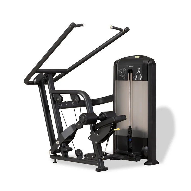 pin loaded gym machine seated isolated lat pull cable machines Vertical Traction machine