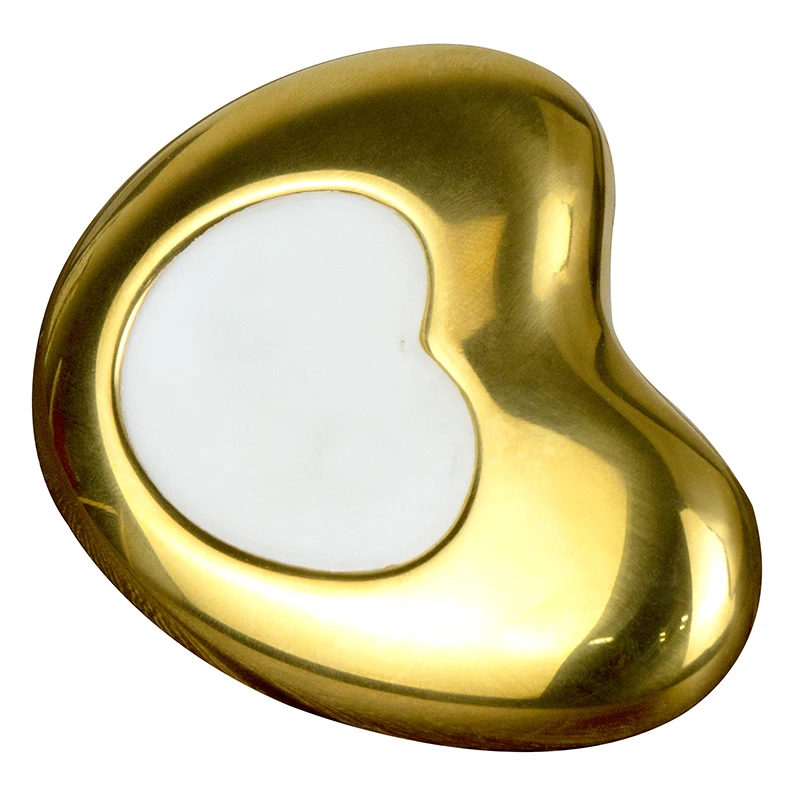Body Face Massage Contains Liquid Rose Gold Heart Shaped Stainless Steel Guasha
