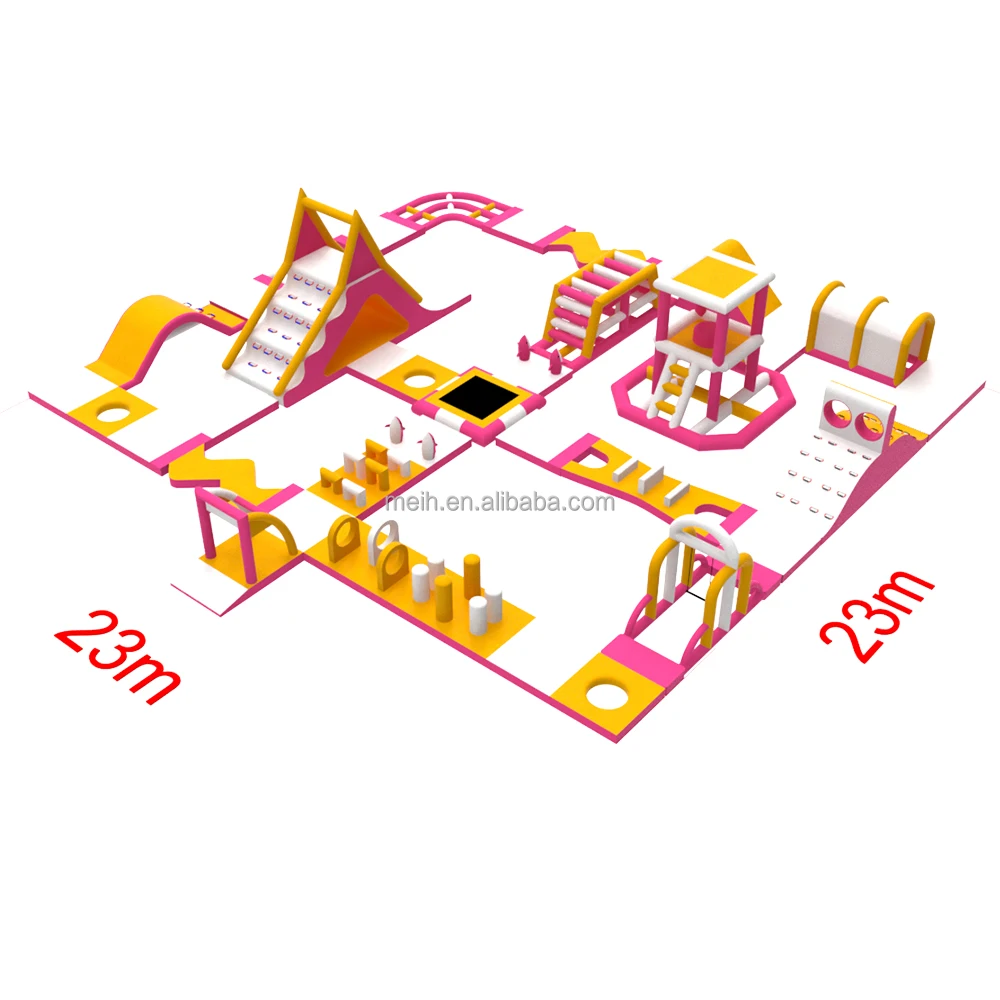 Hot sale commercial inflatable aqua park sport park water obstacle course floating water park for sale