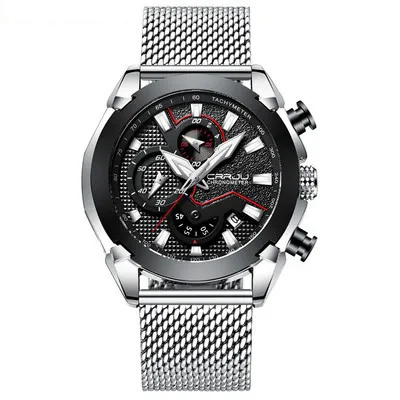 Alibaba China factory  30m Waterproof alloy case man Wristwatch Quartz Uhr