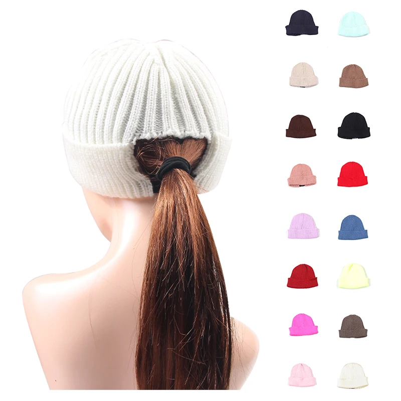 
Women hat beanie knit winter ladies hats knitting men beanie hat cap custom plain knitted crochet outdoor warm beanie with tags 
