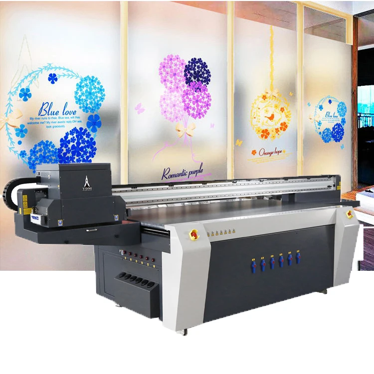 Ricoh Gen5 Print Head 250cm*130cm Flatbed Uv Printer For Printing Metal Wood Sheet