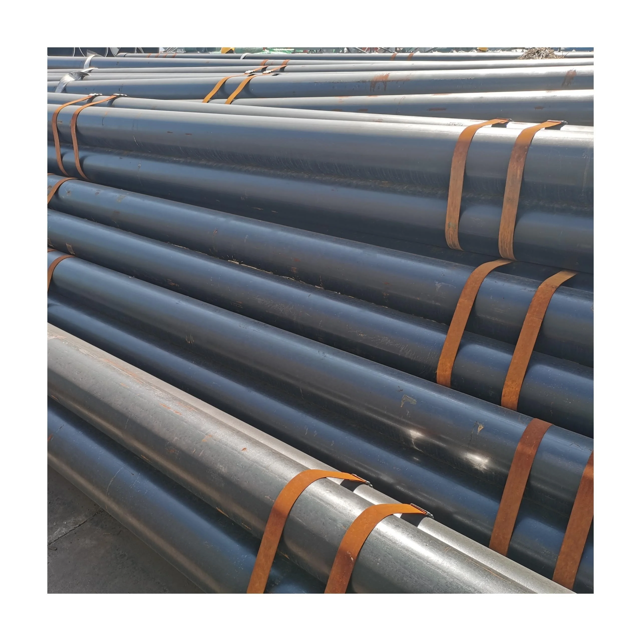 Black Iron Seamless Steel Pipe Used For Petroleum Pipeline
