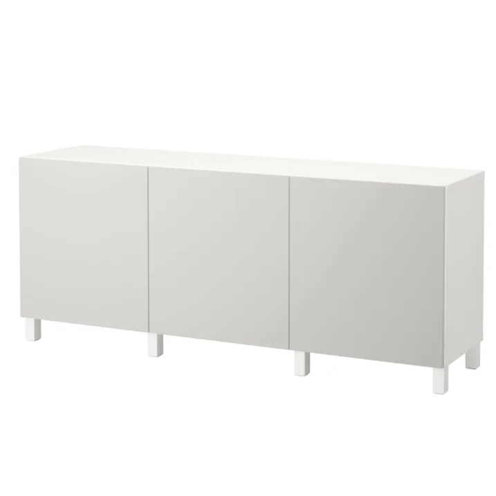 
Living room furniture Customize Gray white contemporary sideboard storage side cabinet 