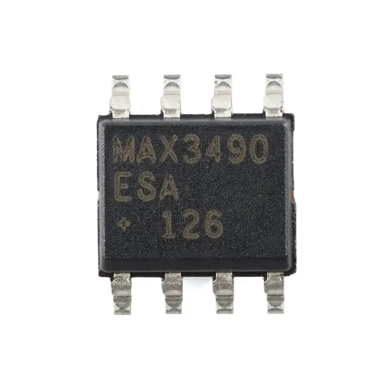 Original New MAX3490ESA+T SOP-8 3.3V 10Mbps RS-485/RS-422 transceiver chip Single Transmitter/Receiver 8-Pin N 8-SOIC T/R