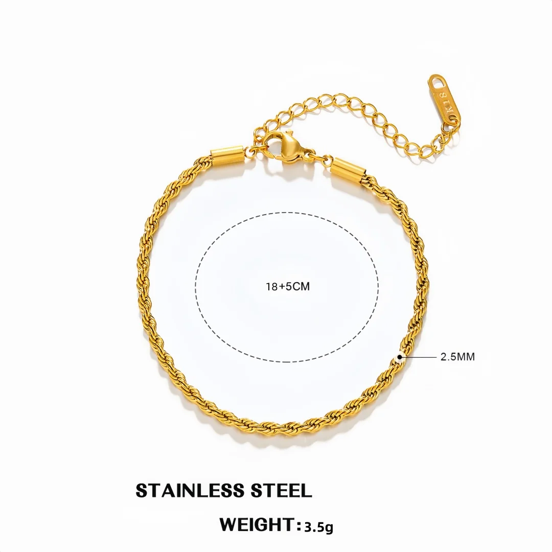 European and American Ins style jewelry set with Cuban chain foot chain