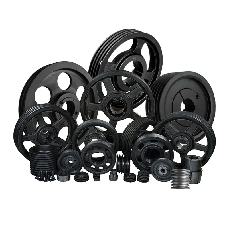 Buy Custom Sizes Flywheel 100kg Iron Casting Compressor Pulley Drive Multi Groove Fan V Belt Aluminum Pulley