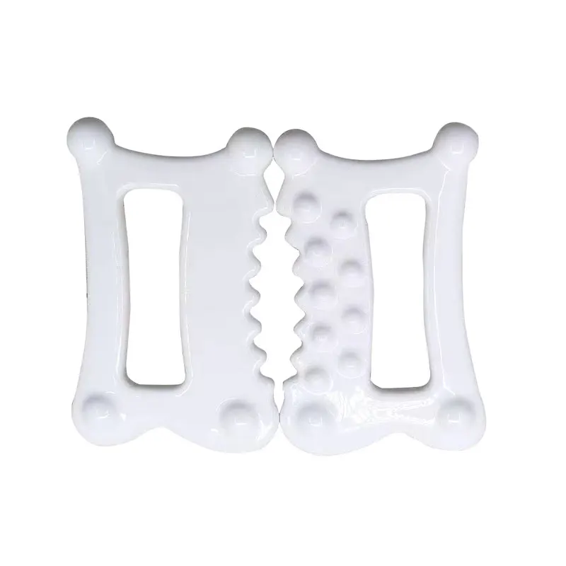 Custom Massage Eliminate Fat Glaze Around Convenient Beauty Scraping Ceramics Gua Sha Board