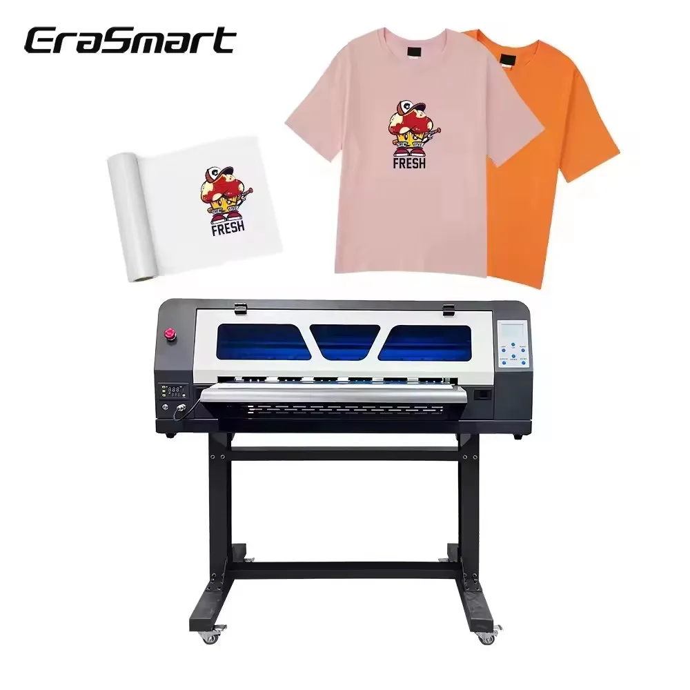 Mwei A1 70cm 60 Cm Dtf Printer Impresora With Dual I3200 Printhead White Ink Pump Circulation Powder Shaking Oven Machine