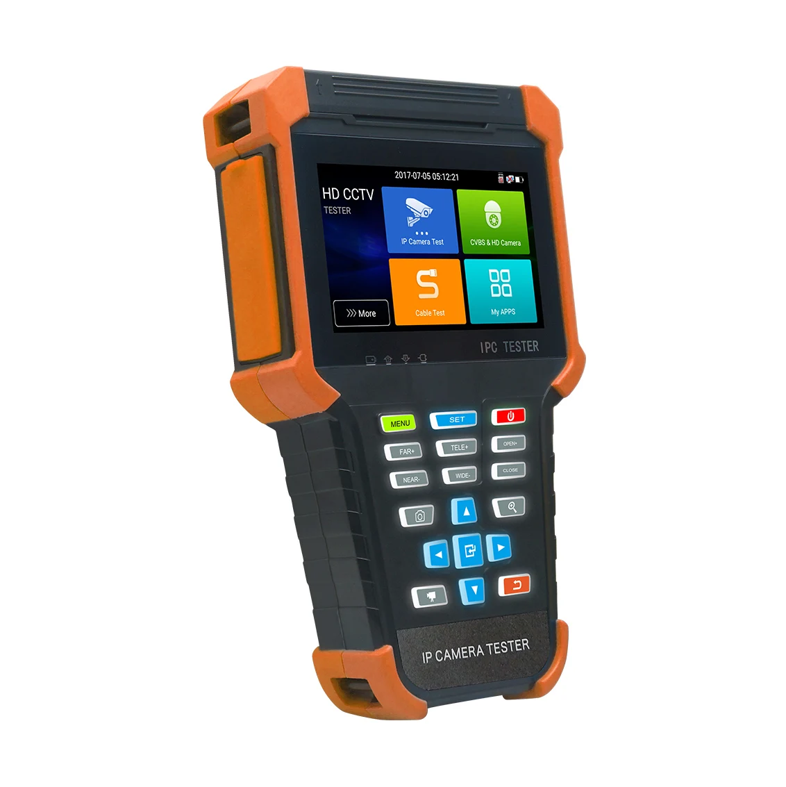 4 inch handheld Touch screen 8MP IP Network WIFI Analog TVI CVI AHD CCTV Tester