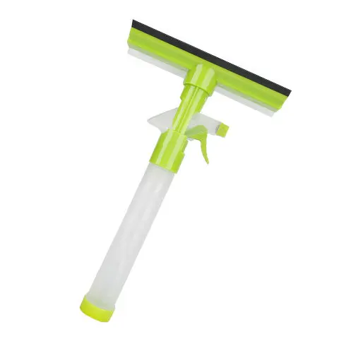 Т-образный вращающийся стеклоочиститель с мягкой ручкой из ТПР скребок для бутылки распылителем воды и нескользящая длинная ручка