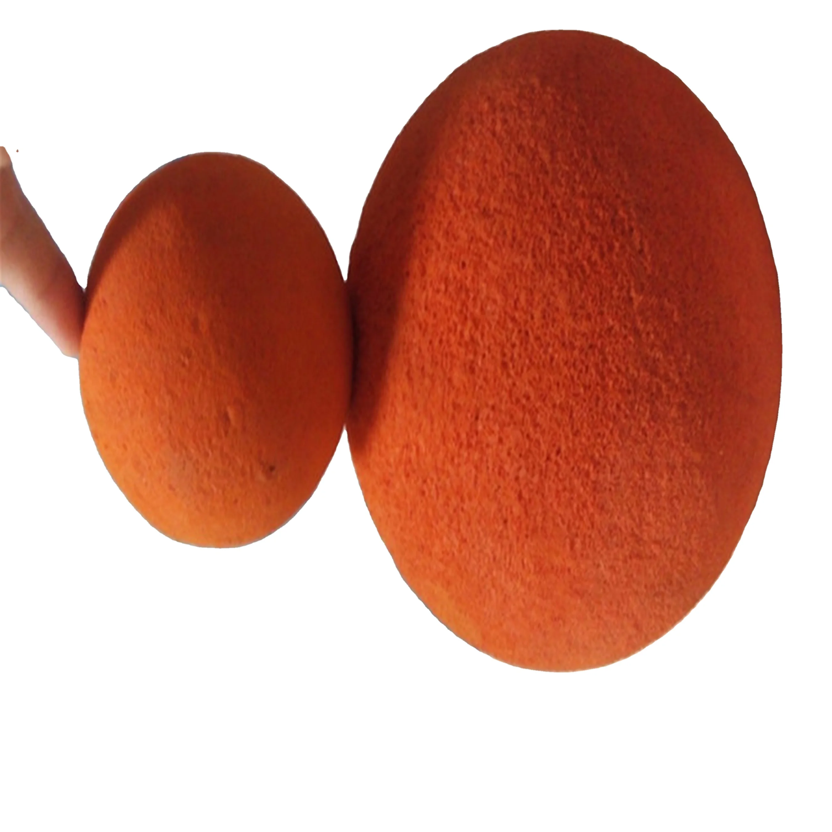 Hard sponge balls for cleaning pipeline