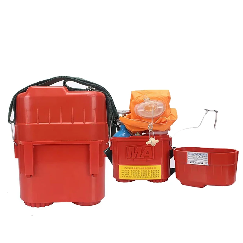 30Min 40Min 60Min 120Min Mine Emergency Rescuer Portable Isolated Compressed Oxygen Self Rescuer Breathing Device