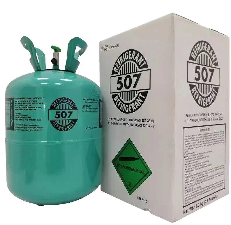 Best price 99.9% Purity Low and medium temperature commercial Refrigerant Gas R507A
