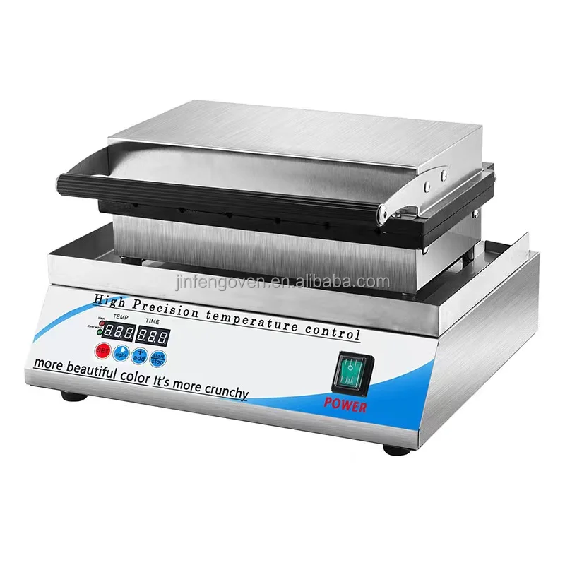 commercial electric hot dog waffle maker machine / corn dog maker / waffle grill