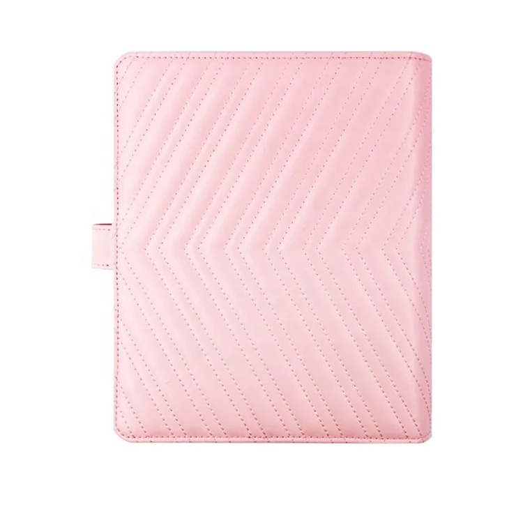 Journal 6 Ring Binder Notebook in Summer STOCK A5 A6 PU Leather Colors for Girls Pink Mini Yellow Bag Green Gift Cover Business