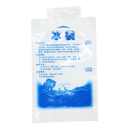 Custom logo printing cooling Food Grade insulated ice cooler bag Cold Water Injected Ice Pack Freezing Cooler Bag