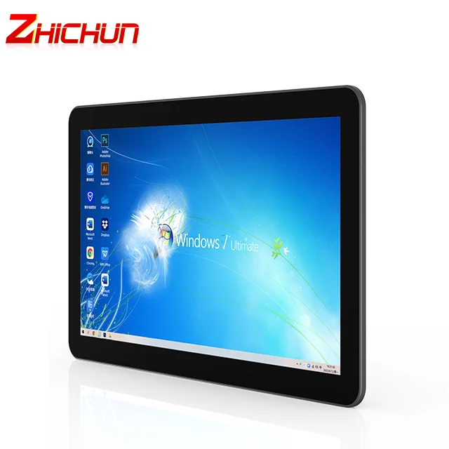 Manufacturer directly supply 23.6 inches 1920*1080 FHD  LCD IP65  PCAP touch screen industrial Display