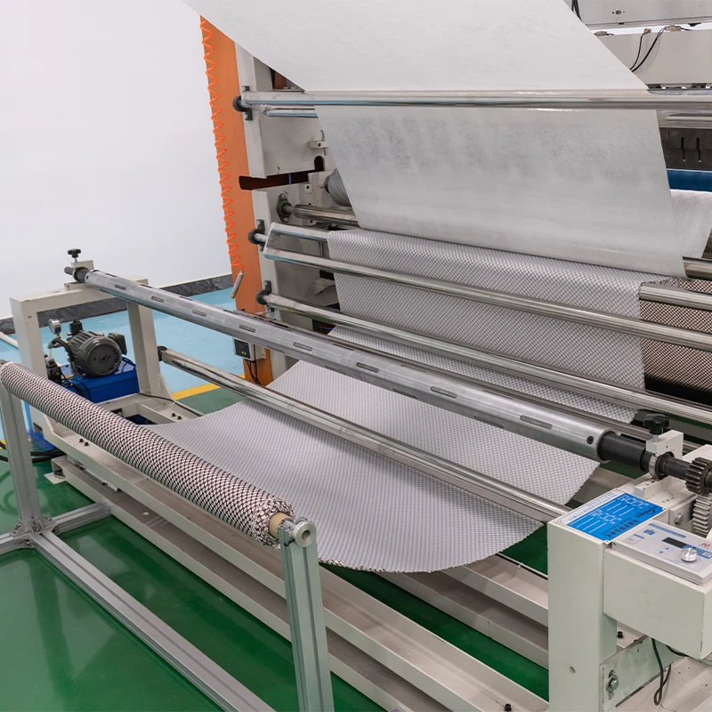 High speed and efficient ultrasonic quilting machine for fabric non woven