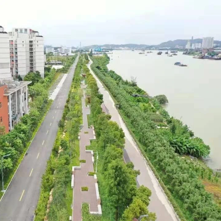 Архитектурный дизайн продукта с ландшафтом озер лес и Буш, а также речным берегом