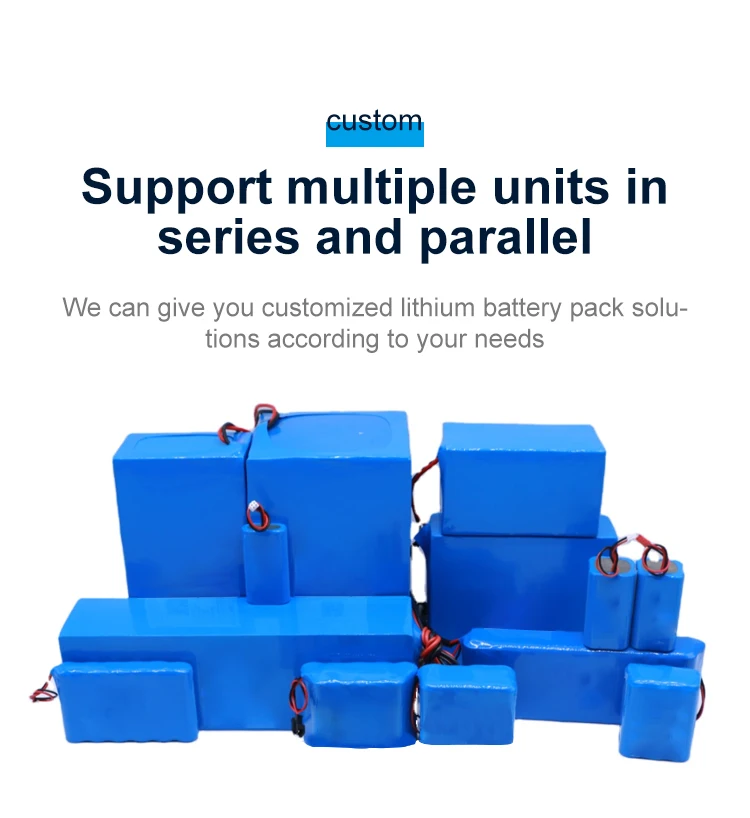 -40-85 Degree High Temperature Rechargeable Li-ion Battery 18650 3.7V 7.4V 4Ah 6Ah Cell Lithium ion Battery Packs In Hot Areas